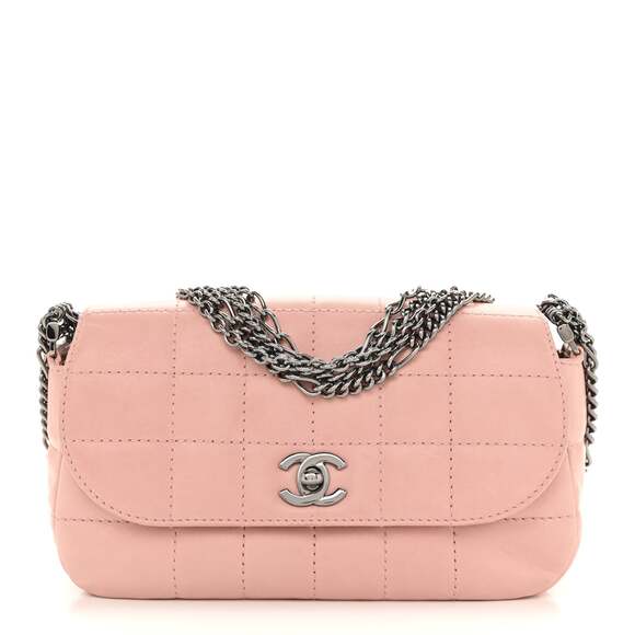 Chanel Tops - Chanel Lambskin Quilted Chocolate Bar 4 #242927C19B